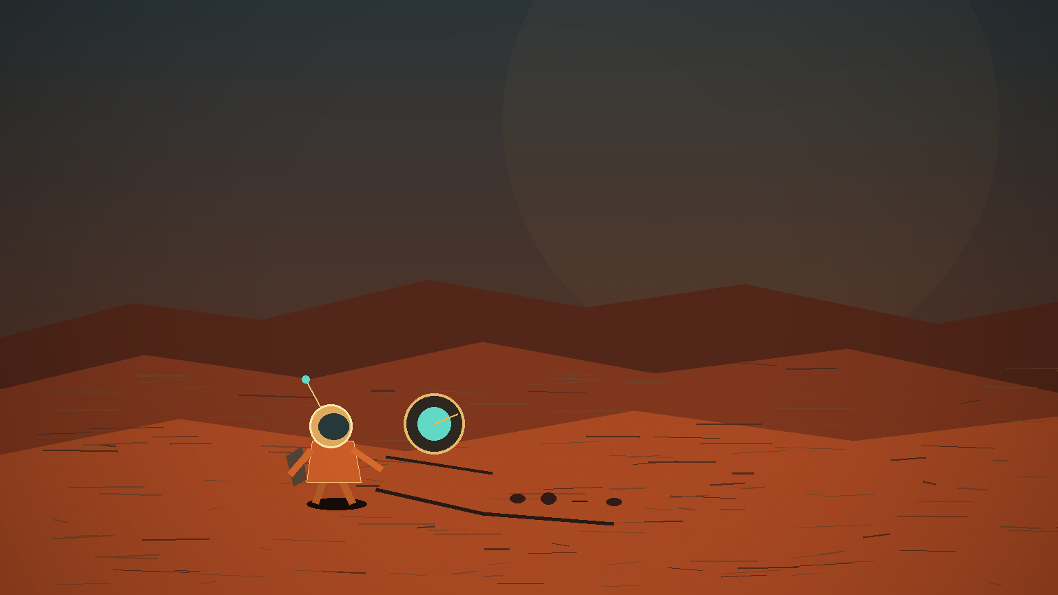 The Invincible illustrated playthrough panel: Yasna-like explorer waking alone beside scattered analog equipment on Regis III.